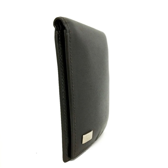 Nice Dunhill Black Leather Bifold Wallet - Picture 2 of 4